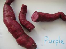 Purple sweet potato.